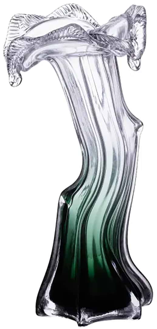 Ваза Yiwu Murano 29 см зеленый (HP-9-1)